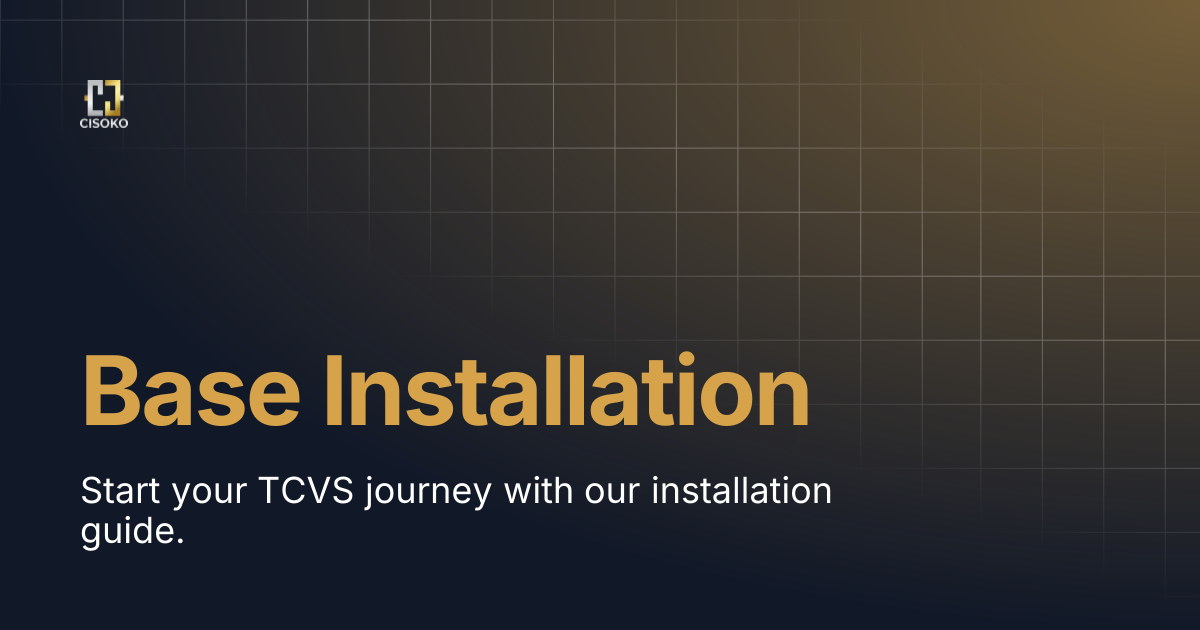 Base Installation