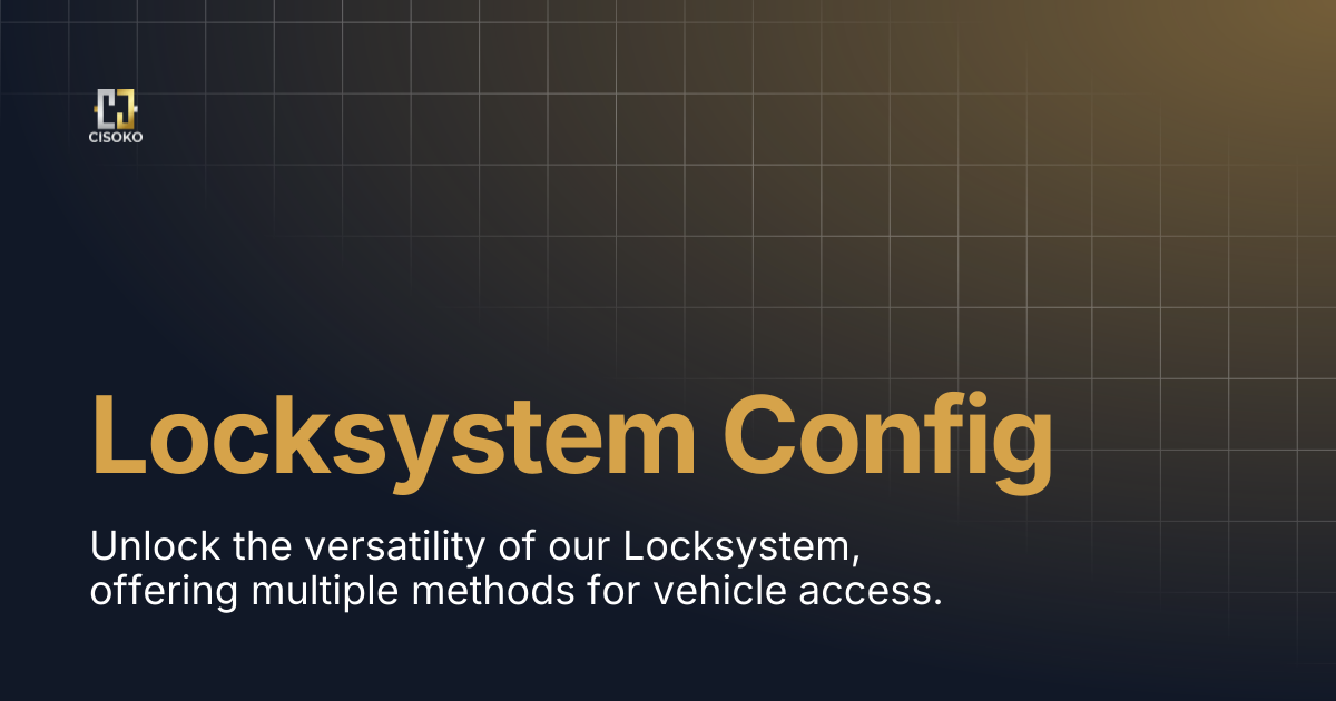 Locksystem Config